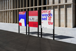 bayern design Poster Visualisierung im öffentlichen Raum in Corporate Identity