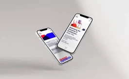  bayern design website auf Smartphone in Corporate Identity