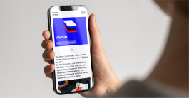 bayerndesign website auf smartphone in Corporate identity