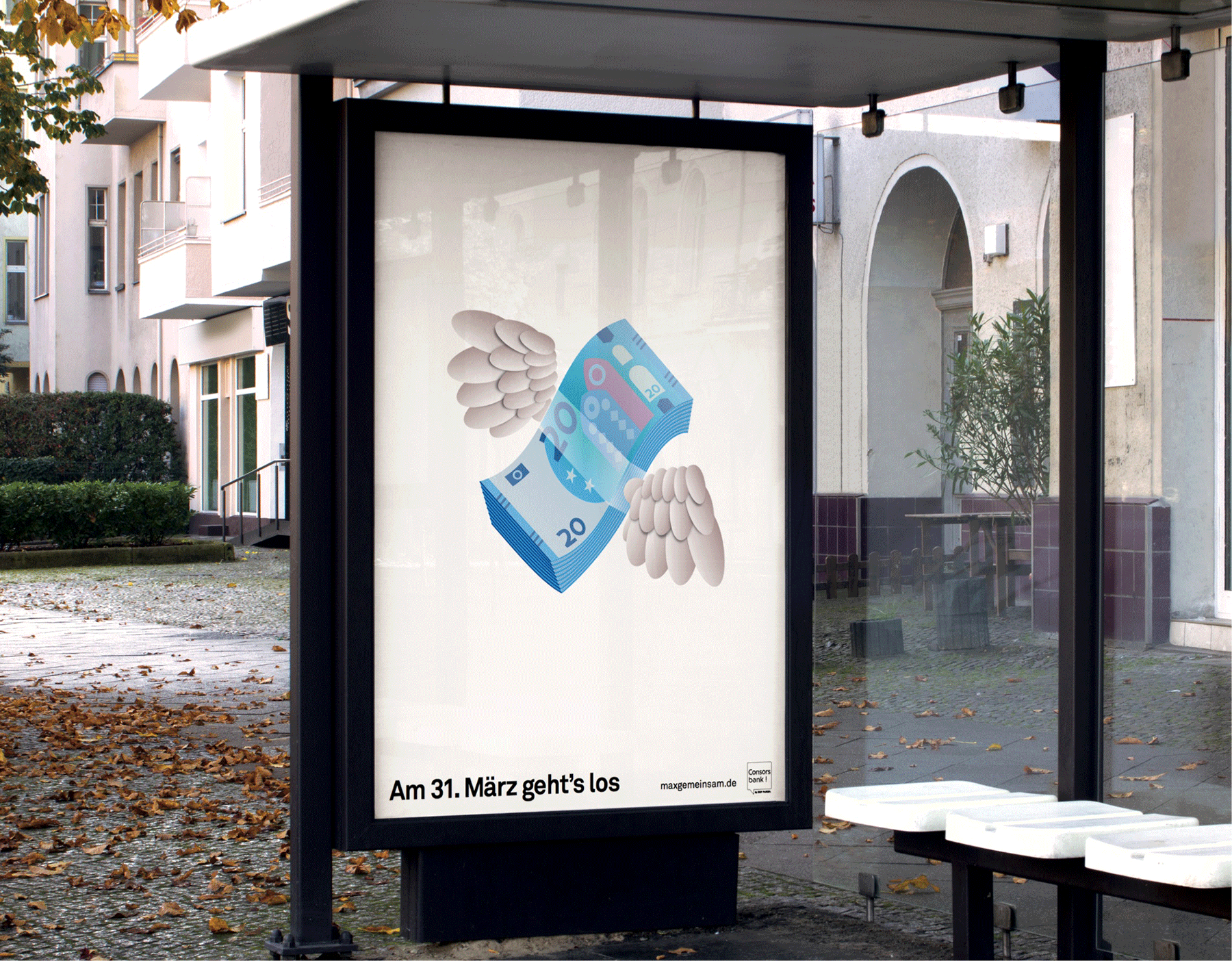 maxgemeinsam Kampagne Poster mit verschiedenen Emojis Animation